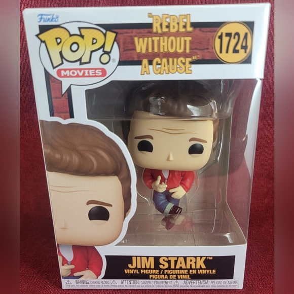 Jim stark funko # 1724 (nib) With pop protector - Picture 2 of 7